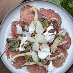 Beef carpaccio