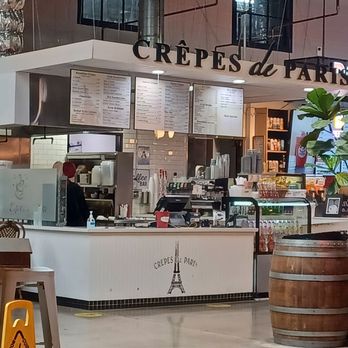 Crepes de Paris - Restaurant front from seating area - Creperies Near Me - Rancho Cucamonga, California Crepes de Paris - Restaurant front from seating area - Creperies Near Me - Rancho Cucamonga, California