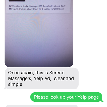 Serene Massage - They even admit that a couples massage is $49. - Massage Near Me - Westminster, California