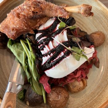 Farm & Fire - Duckin' Good Time Brunch Bowl ($25) - Canadian (New) Near Me - Banff, Alberta Farm & Fire - Duckin' Good Time Brunch Bowl ($25) - Canadian (New) Near Me - Banff, Alberta