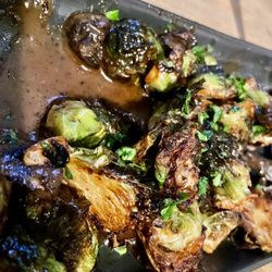 Fried brussel sprouts
