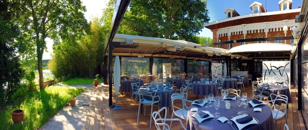 Au Pois Gourmand restaurant terrasse gastronomique by null