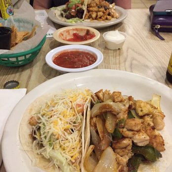 Three Amigos - Fajita chicken, shredded beef and carne asada tacos - Mexican Near Me - Stoneham, Massachusetts