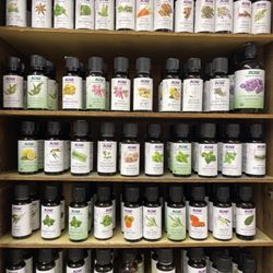 Variety of essential oils