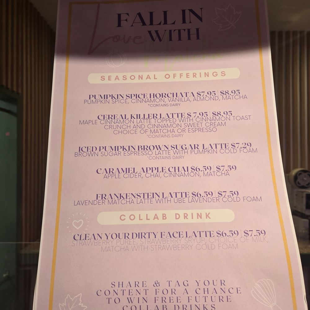 Matcha Cita - Fall specialty drinks - Coffee & Tea Near Me - Chicago, Illinois Matcha Cita - Fall specialty drinks - Coffee & Tea Near Me - Chicago, Illinois