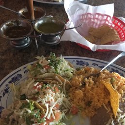 3 amazing salsas and a taco dinner. 3 amazing salsas and a taco dinner.