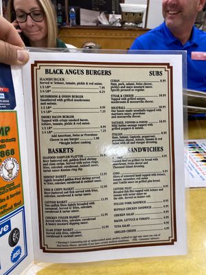 Menu photo 6 19/98 Grill Fanning Springs, FL Menu photo 6 19/98 Grill Fanning Springs, FL