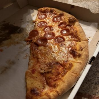 Italianos NY Pizza - Half pepperoni and half cheese, large pizza - Pizza Near Me - Deltona, Florida