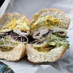 Thundercloud Subs - Small build my own turkey on french bread