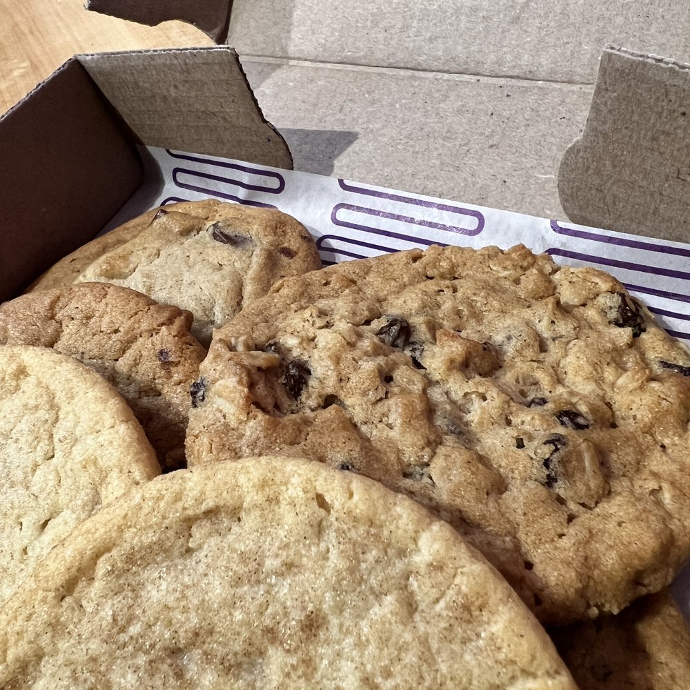 Insomnia Cookies - Snickerdoodle  Oatmeal Chocolate - Desserts Near Me - College Park, Maryland