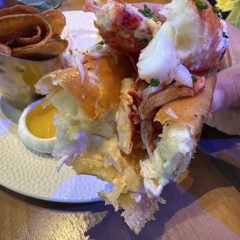 Atlantic - Lobster roll; warm and delicious; the star of the show! - Seafood Near Me - Orlando, Florida