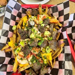 The Lobster Shack - Lobster and Filet Mignon Cheese fries