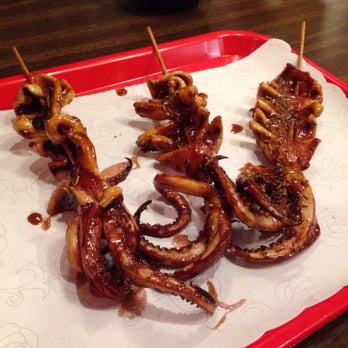 Smiling BBQ - BBQ squid 烤鱿鱼 - Barbeque Near Me - San Bruno, California Smiling BBQ - BBQ squid 烤鱿鱼 - Barbeque Near Me - San Bruno, California