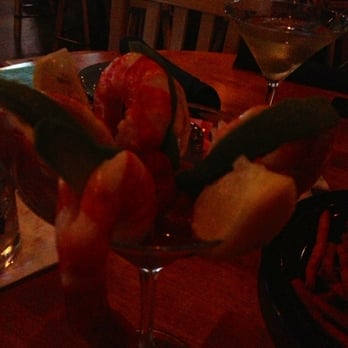 Azool Bar & Grill - Interesting presentation on the shrimp cocktail - American Near Me - Phoenix, Arizona