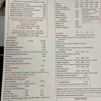 Nonna Maria's Pizzeria - New lunch specials and weekend specials. The best in town many options great price, always filling and kind attentive service. - Pizza Near Me - DeBary, Florida