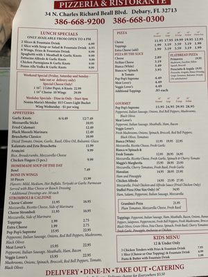 Menu photo 1 Nonna Maria's Pizzeria DeBary, FL