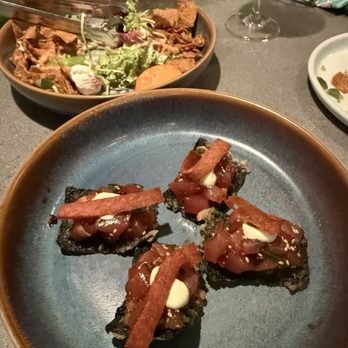 Lineage - Ahi nacho's - Asian Fusion Near Me - Wailea, Hawaii