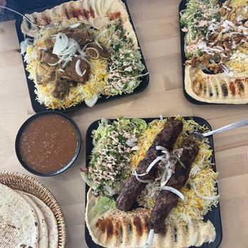 Yemen Grill - Lamb Mandy Lamb Chicken Kebab with Rice Chicken Shawarma Plate - Arabic Near Me - Aurora, Colorado Yemen Grill - Lamb Mandy Lamb Chicken Kebab with Rice Chicken Shawarma Plate - Arabic Near Me - Aurora, Colorado