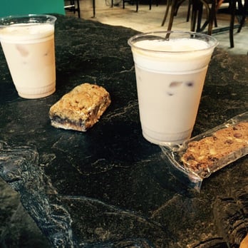 Higher Ground Cafe - Absolute delicious Chai Latte with Moca Biscotti. - Coffee & Tea Near Me - Belfountain, Ontario