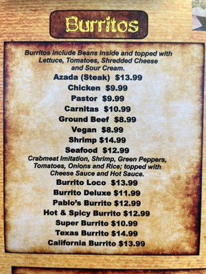 Menu photo 4 El Torito Mexican Grill Edinburgh, IN Menu photo 4 El Torito Mexican Grill Edinburgh, IN