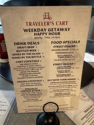 Menu photo 2 Traveler's Cart Houston, TX