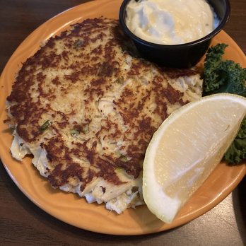 Barbara Jean's Restaurants - Jumbo crab cake - Southern Near Me - St. Simons, Georgia
