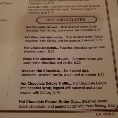Menu photo 3 Cafe Intermezzo - Midtown Atlanta, GA