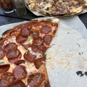 The Red Grape - Pepperoni and Bbq Chicken pizza - Pizza Near Me - Sonoma, California The Red Grape - Pepperoni and Bbq Chicken pizza - Pizza Near Me - Sonoma, California