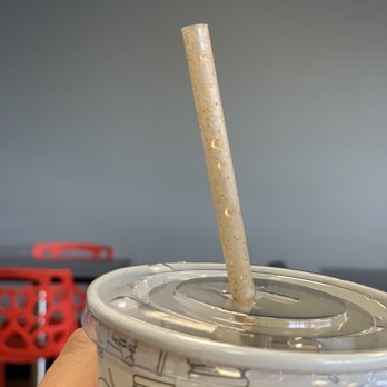Junior Colombian Burger - THIS... this straw is made out of agave. Crazy right!? - Burgers Near Me - Orlando, Florida Junior Colombian Burger - THIS... this straw is made out of agave. Crazy right!? - Burgers Near Me - Orlando, Florida