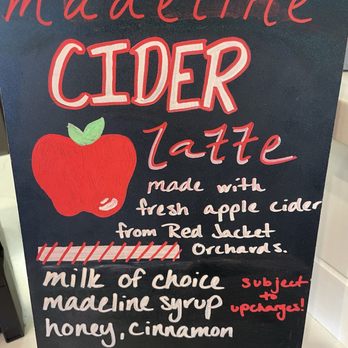 Sydney Providence - Madeline Cider Latte special - Coffee & Tea Near Me - Providence, Rhode Island
