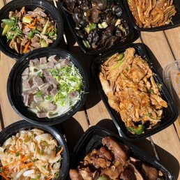 a variety of dishes a variety of dishes