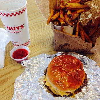 Five Guys - Double bacon cheese and reg fries - Burgers Near Me - Las Vegas, Nevada