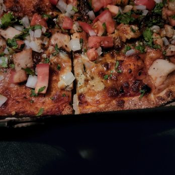 Pizza Guys - Frazier and I had to give this place a chance. He ordered the Street Taco Flatbred. - Pizza Near Me - Chatsworth, California Pizza Guys - Frazier and I had to give this place a chance. He ordered the Street Taco Flatbred. - Pizza Near Me - Chatsworth, California