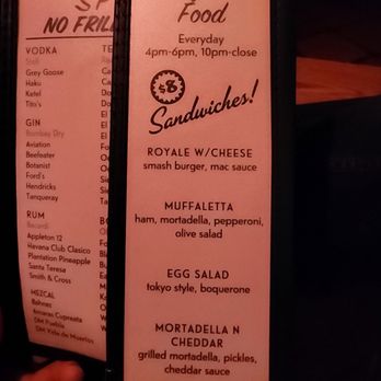 Side Eye - Happy Hour Food Menu - Bars Near Me - Portland, Oregon