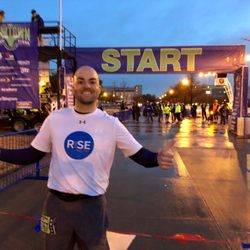 RISE Men's Health - Our co-owner, Jeff, taking part in the Cowtown Marathon Challenge running the 10k on Saturday and the Half Marathon on Sunday!