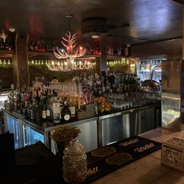 Behind the bar