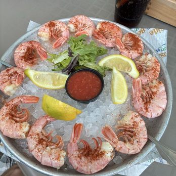 The Sandbar - Chilled shrimp. Good not great for ocean view at $24. We're not as fresh as expected. - Seafood Near Me - Anna Maria, Florida