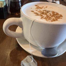 London Fog with almond milk was perfect. London Fog with almond milk was perfect.