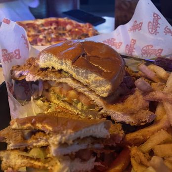 Bubba's 33 - Pork Tenderloin Sandwich - Burgers Near Me - Indianapolis, Indiana