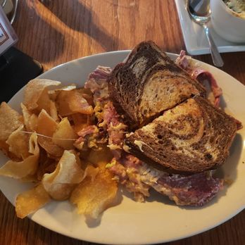 Natty Oaks Pub & Eatery - The Reuben and chips. - Burgers Near Me - West Allis, Wisconsin Natty Oaks Pub & Eatery - The Reuben and chips. - Burgers Near Me - West Allis, Wisconsin