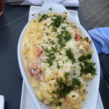 Oh My Cod! - Lobster & shrimp Mac and cheese. Tasty - Seafood Near Me - Mahone Bay, Nova Scotia