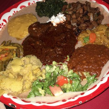 Cafe Ibex - Lamb combo - Ethiopian Near Me - Seattle, Washington