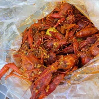 Crazy Cajun - 5 lbs crawfish with sensation sauce. - Cajun/Creole Near Me - Houston, Texas