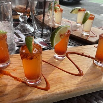 Tostadas - Mango shooters - Breakfast & Brunch Near Me - San Jose, California Tostadas - Mango shooters - Breakfast & Brunch Near Me - San Jose, California