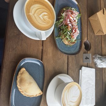 Calioh Coffee - Avocado toast, cappuccino, beef empanada, latte - Coffee & Tea Near Me - Moorpark, California