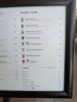 Menu photo 1 Rok Coffee and Tea Los Angeles, CA Menu photo 1 Rok Coffee and Tea Los Angeles, CA