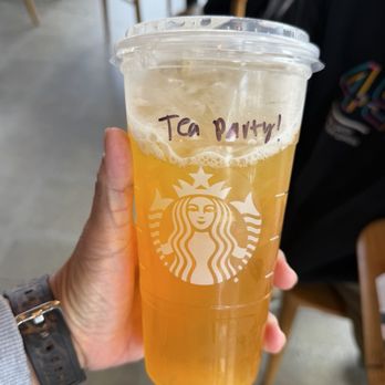 Starbucks - Iced Green Tea with 6 pumps mango syrup and 2 classic - Coffee & Tea Near Me - Murrieta, California Starbucks - Iced Green Tea with 6 pumps mango syrup and 2 classic - Coffee & Tea Near Me - Murrieta, California