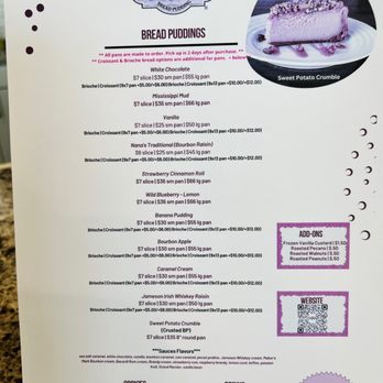 Gulf Coast Bread Pudding - Menu - Desserts Near Me - Houston, Texas