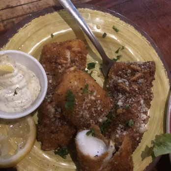 Olde Madrid - Almond-crusted cod. - Spanish Near Me - Racine, Wisconsin Olde Madrid - Almond-crusted cod. - Spanish Near Me - Racine, Wisconsin