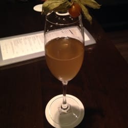 Urbano Bar & Lounge - A delicious Tropical Champagne to close the evening!